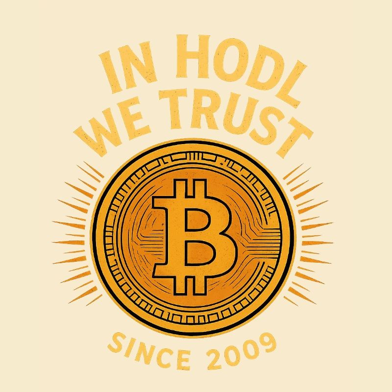 Bitcoin Trust Emblem Design