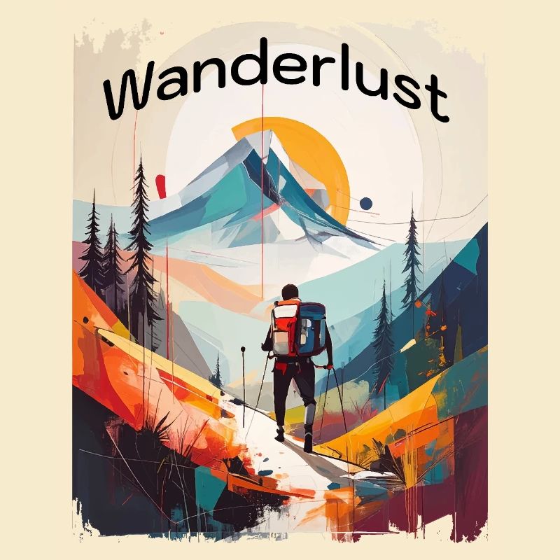 Wanderlust abstrakt