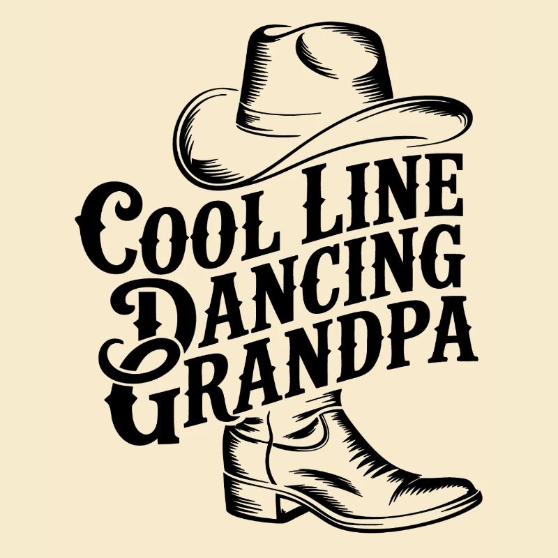 Cooler Linedance Opa Line Dance Großvater