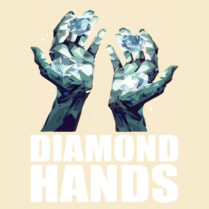 Commerce de mains de diamants