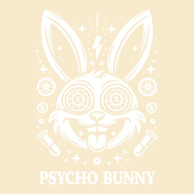 Psycho Bunny Neon Psychedelia