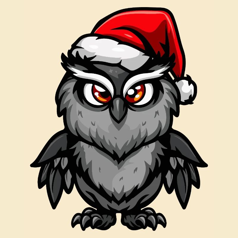 Eule Weihnachten