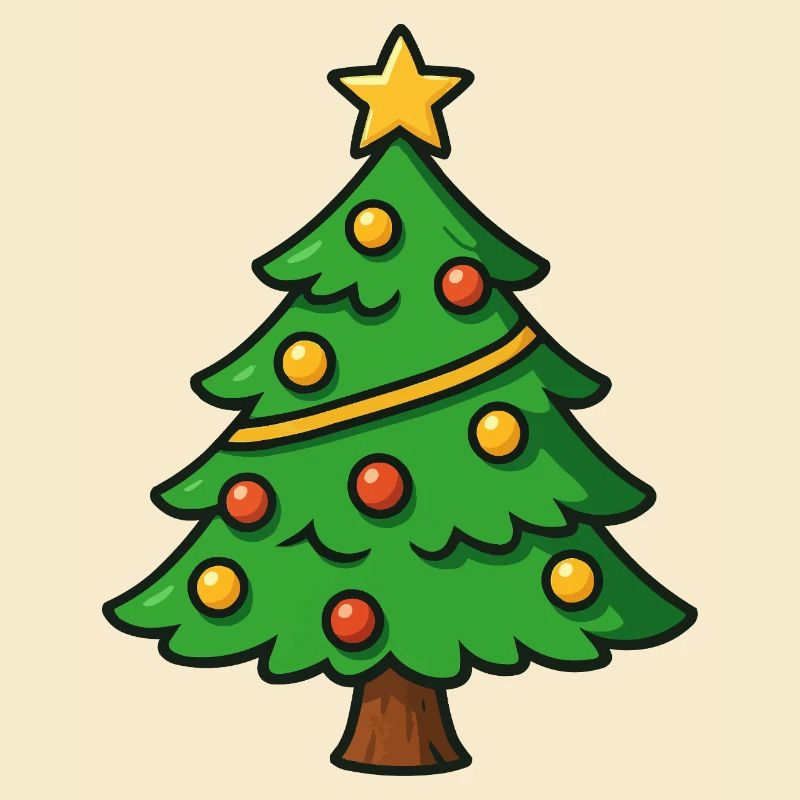 Weihnachtsbaum mit Stern