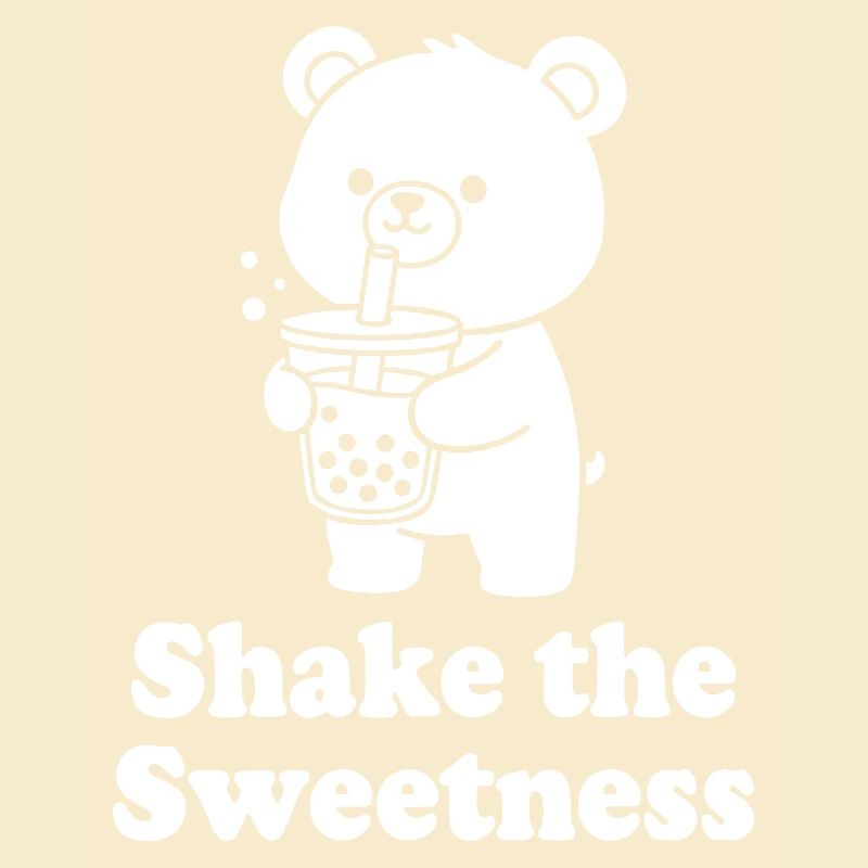 Cuddly Bear with Bubble Tea
