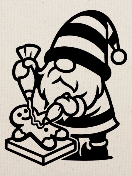 Gingerbread Baking Gnome