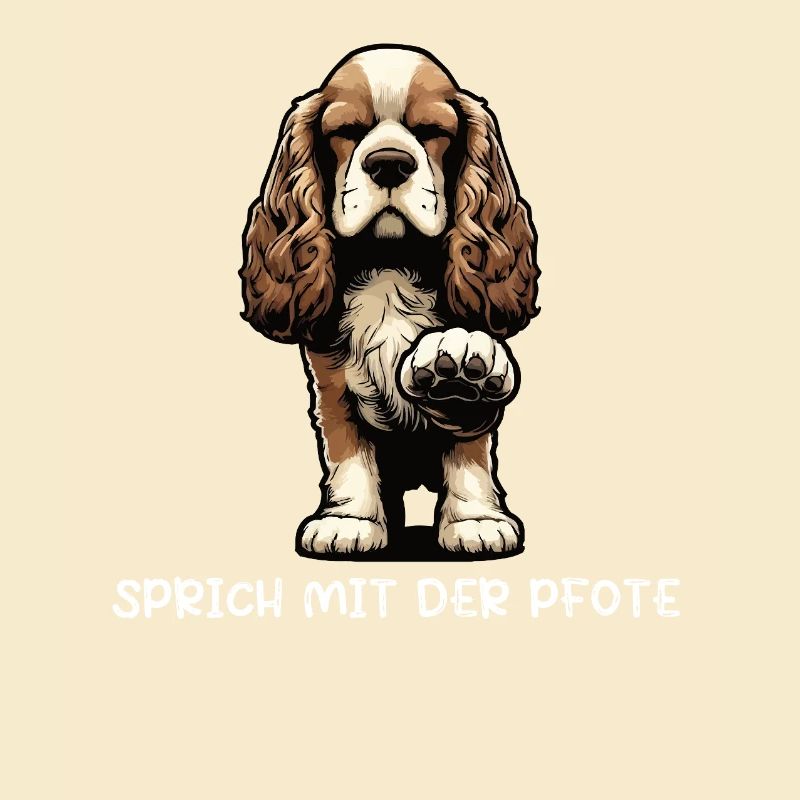 Parle à la patte Cocker Spaniel Cocker Dog