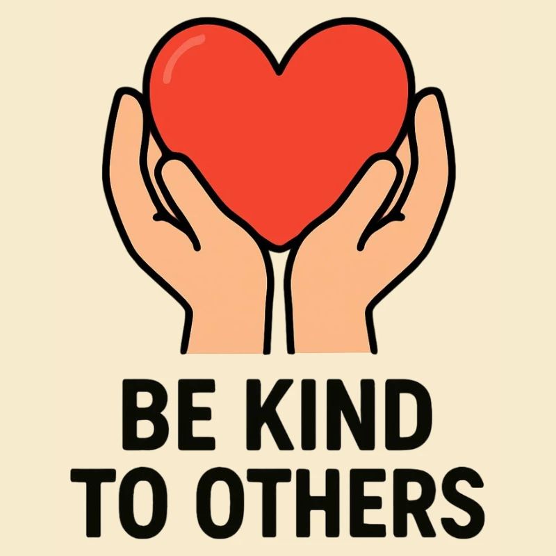 Hands Holding Heart of Kindness