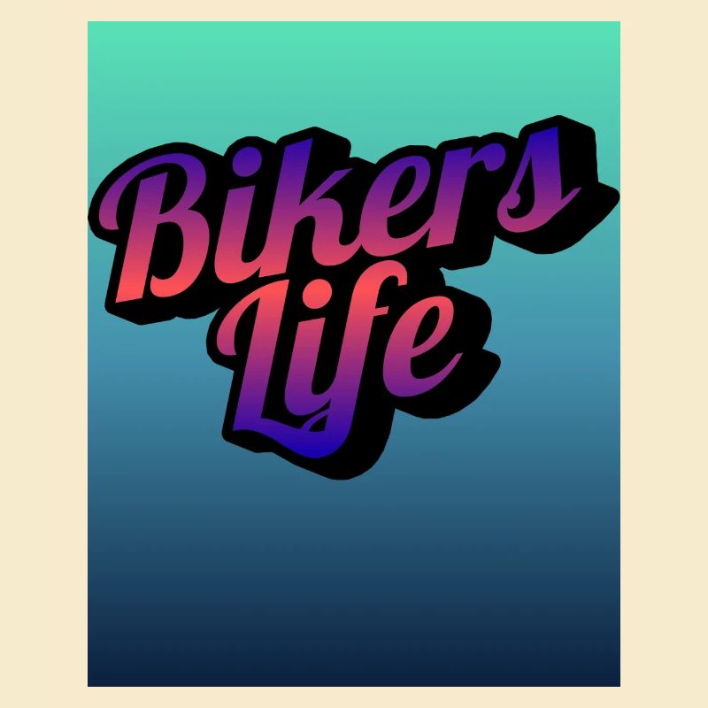 Biker Lebensgradient