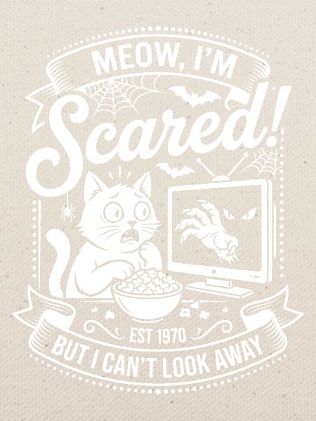 Meow I’m Scared - Horrorfilm-Katze