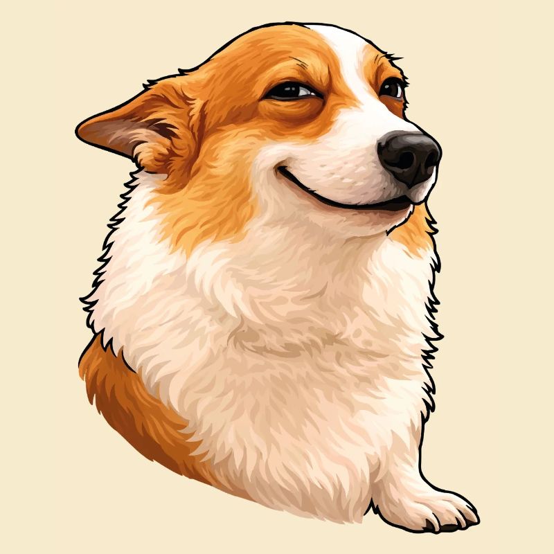 Smug Corgi – Chef's Eye with Attitude