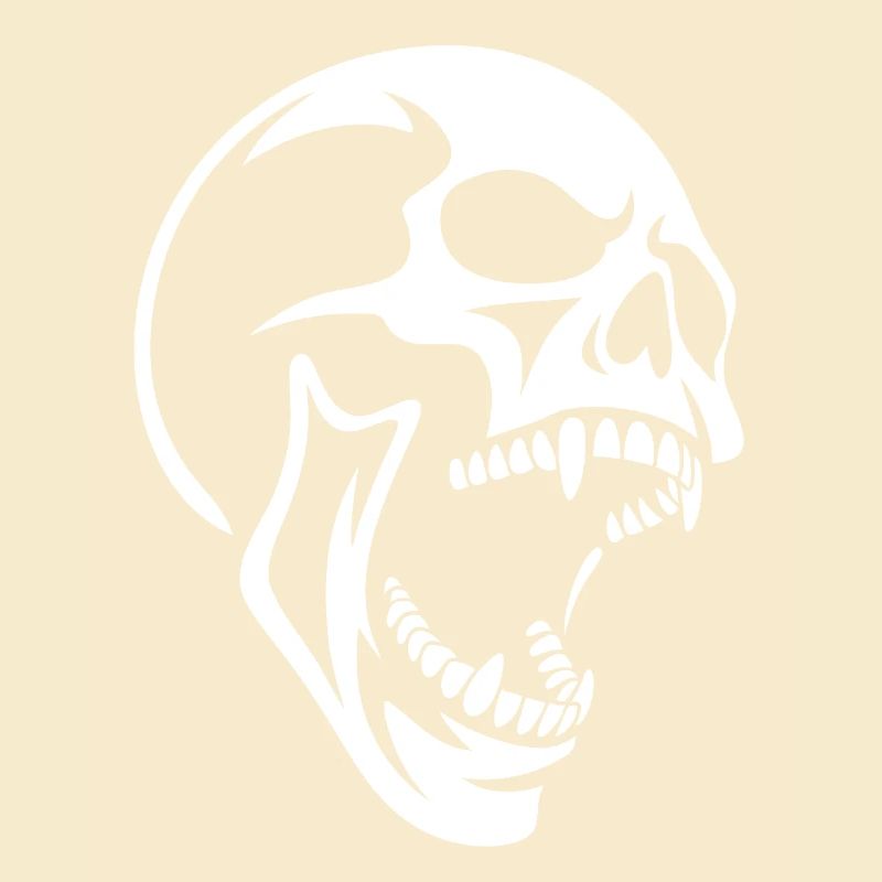 Schädel Schrei Totenkopf-Design