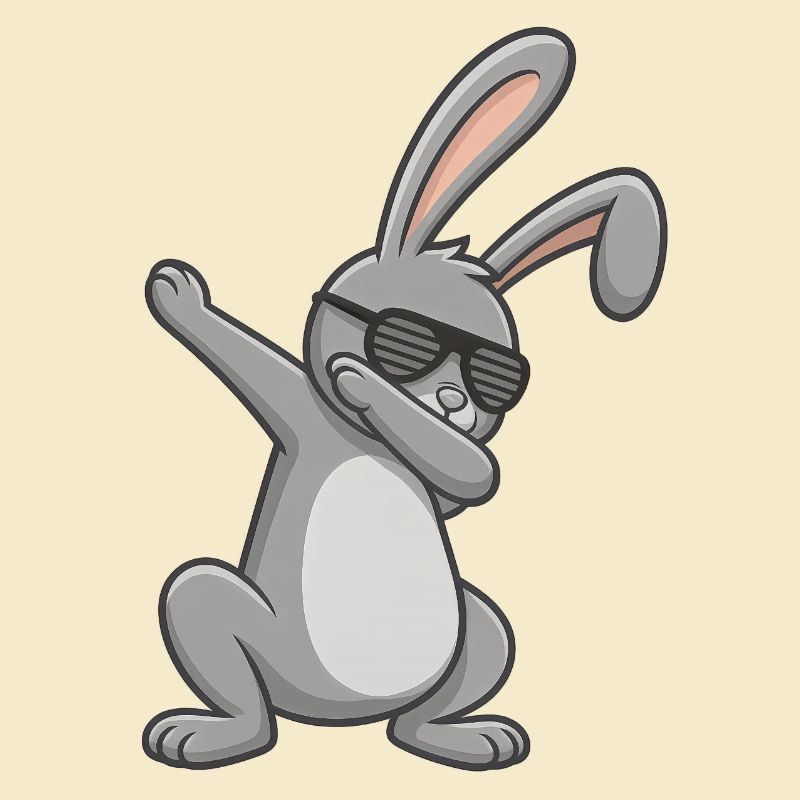 Lapin de Pâques Dab Lapin de Pâques