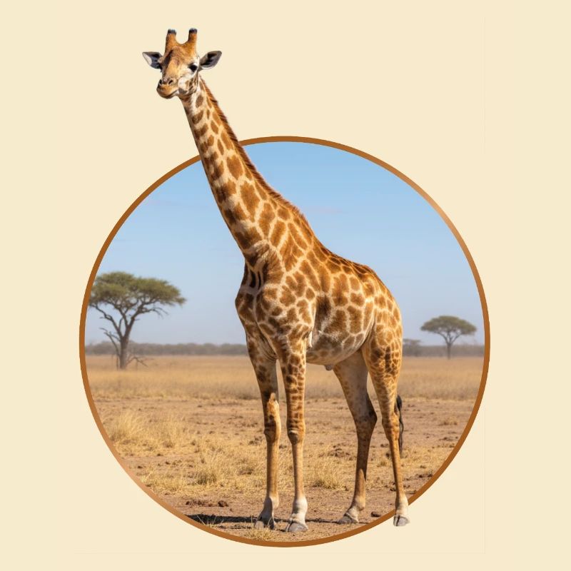 T-Shirt-Design „Giraffe“