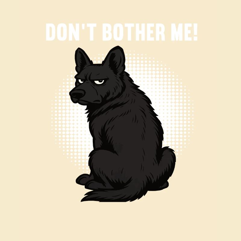 Don't Bother Me Black Shepherd Shepherd