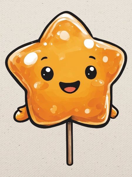 Kawaii Stern-Lutscher
