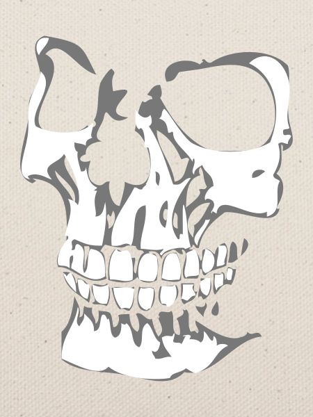 Skullface 3D left