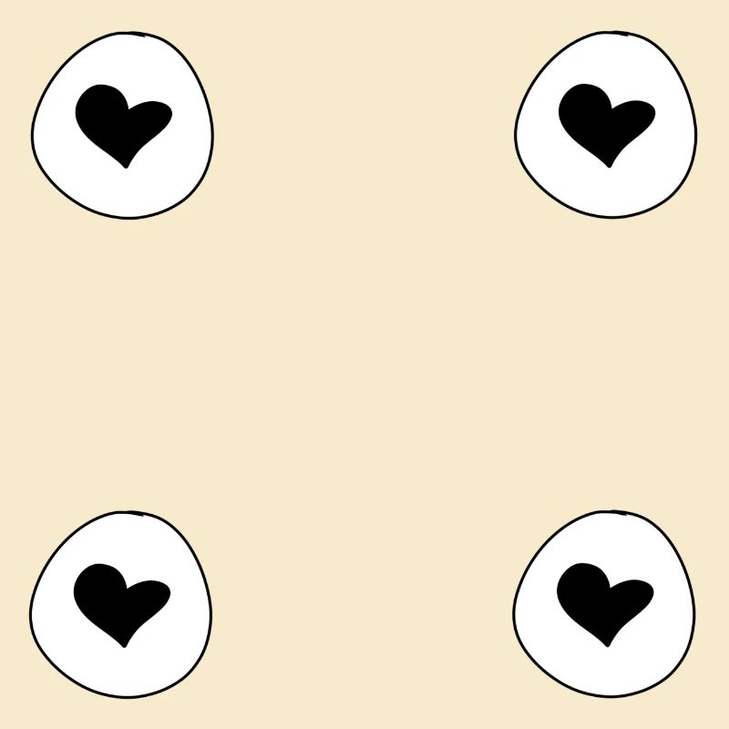 Heart Four Hearts Shape Circle Symbol Frame