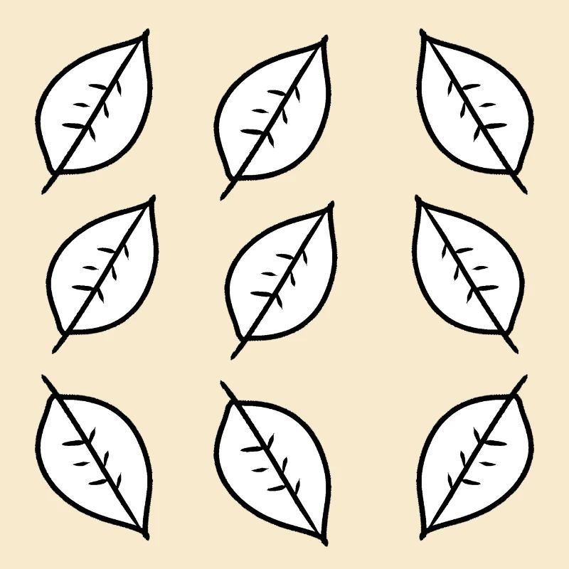 Pattern Leaf Leaves Frame Shape Nature
