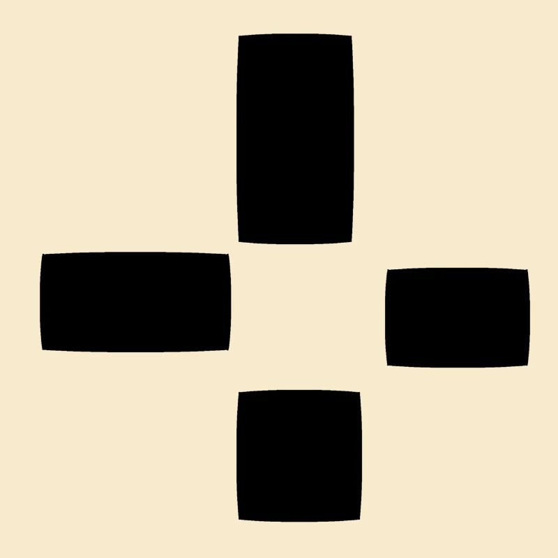 Square Pattern Four Shapes Shape