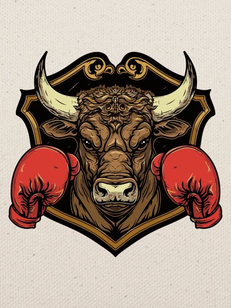 Bulle Stier Boxer MMA Logo
