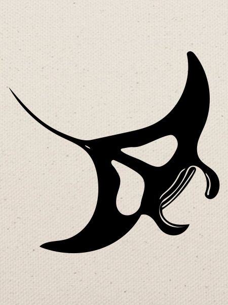Manta Rochen Vector