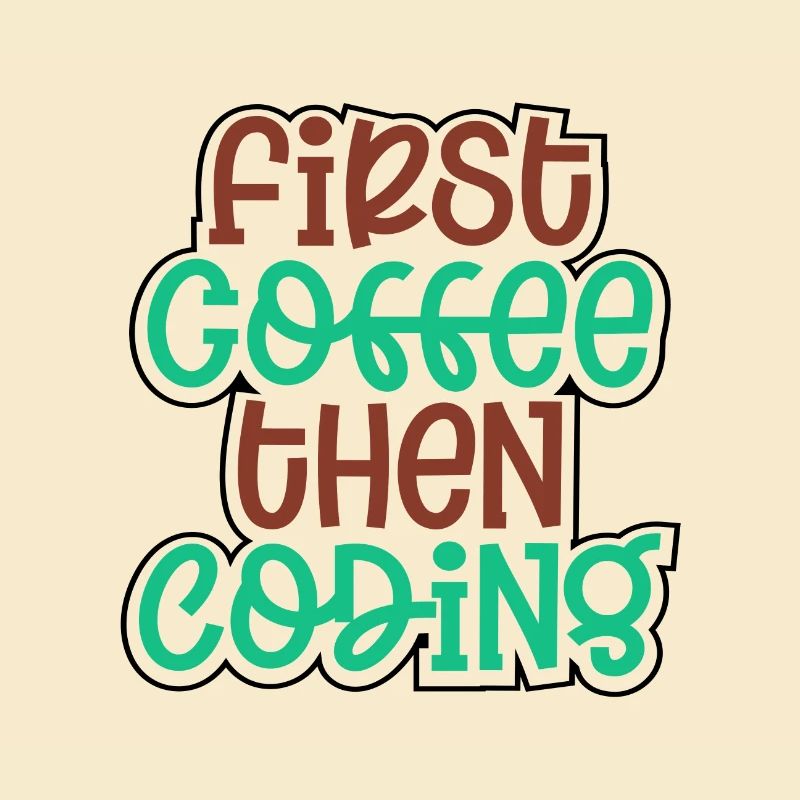 Coder Gift First Coffee Then Coding Gift Idea