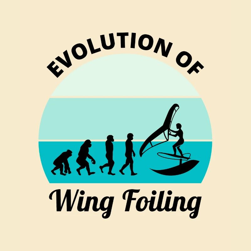 Wing Foiling Surfing Evolution Funny
