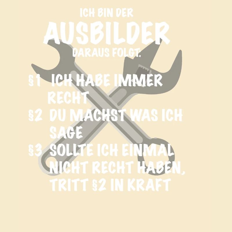 Ausbilder Spruch Geschenk Handwerker