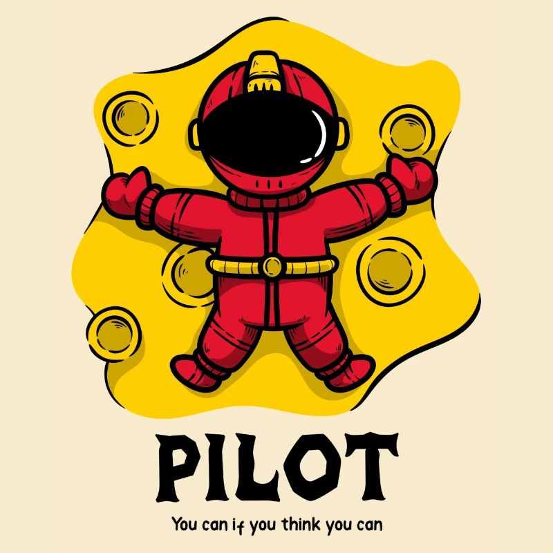 Pilot, Cartoon Spaceman