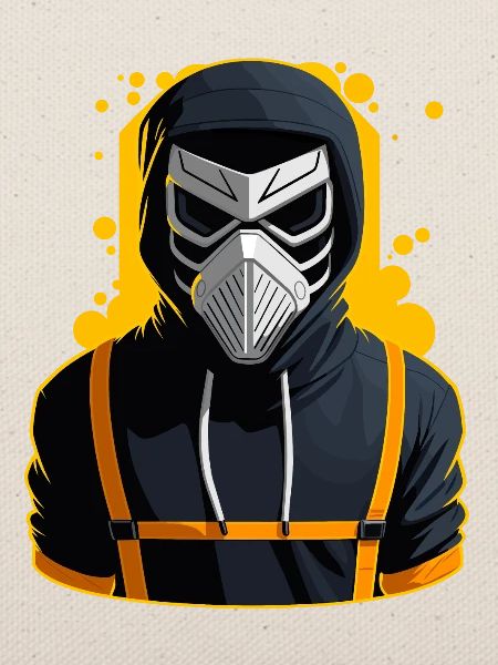 Cyborg Mit Hoodie