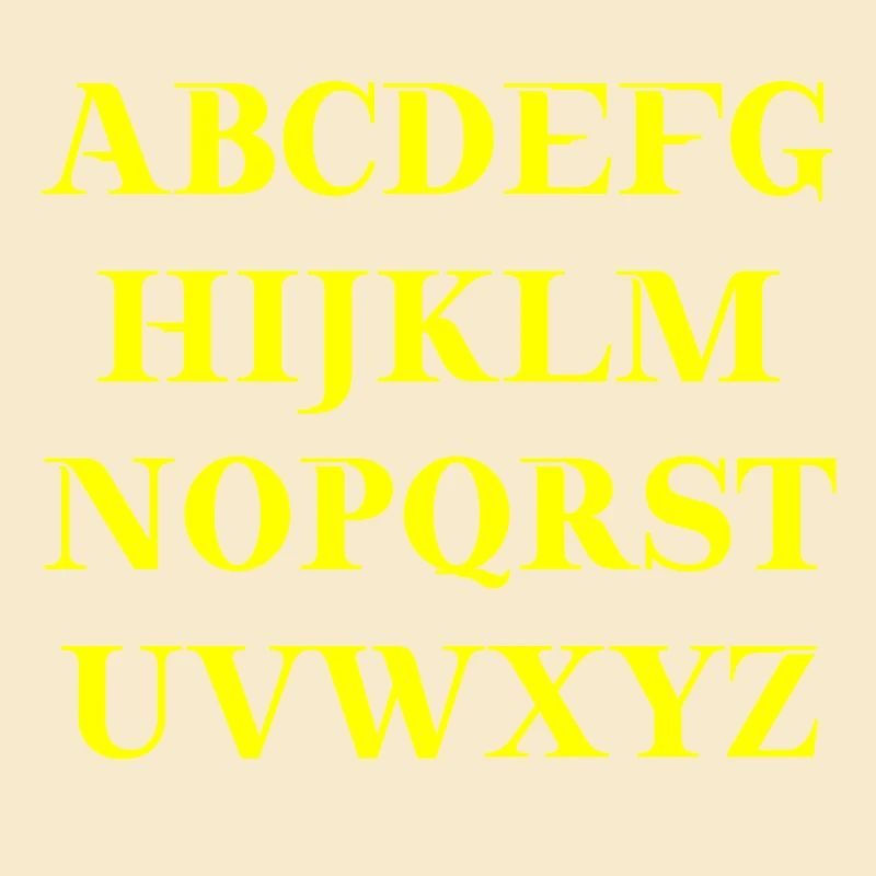 ABC Alphabet Geschenkidee