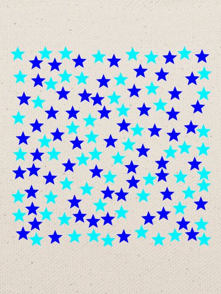 Sterne hellblau dunkelblau Geschenkidee