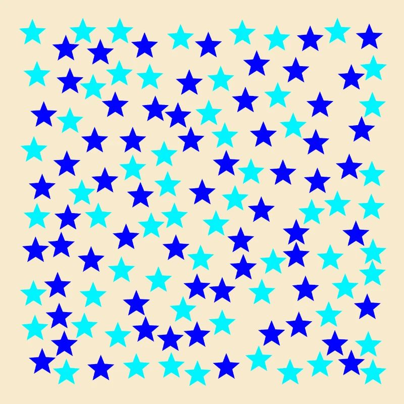 Sterne hellblau dunkelblau Geschenkidee