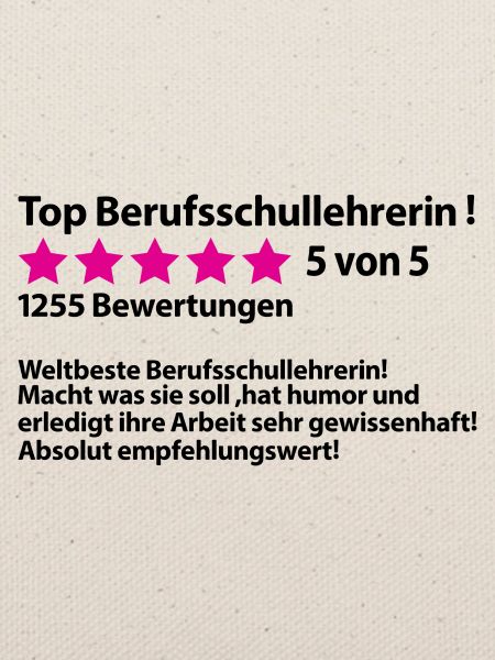 Abschiedsgeschenk Berufsschullehrerin zum Abschied