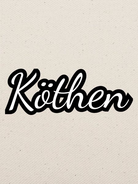 Köthen - Textdesign mit Stadtnamen