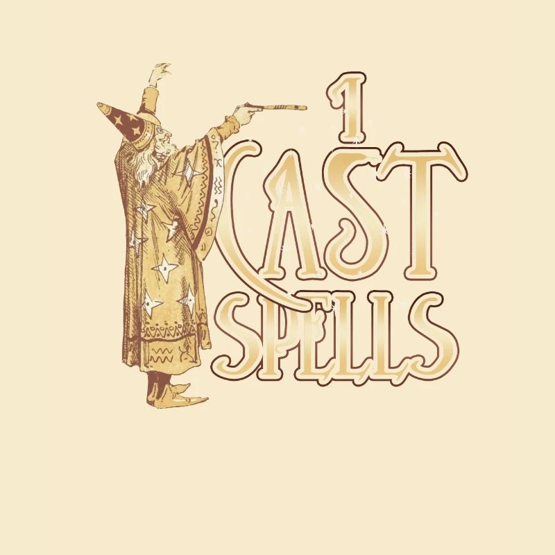 Wizard I Cast Spells Magic