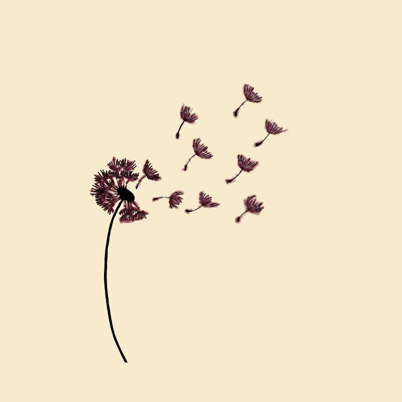 Pusteblume Grafik