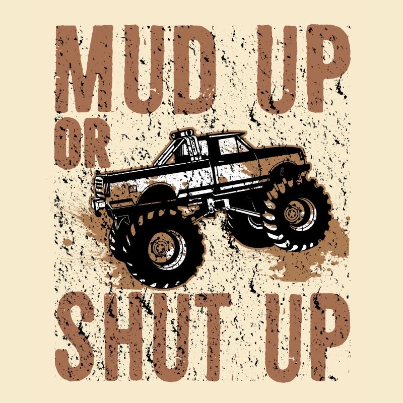 Mudder-Geschenk Schlamm auf- oder Schweigen Mudding-Humor