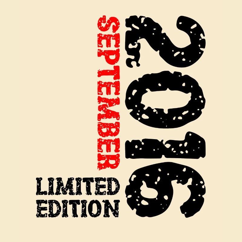 2016 September Limited Edition 7th Birthday Decoration