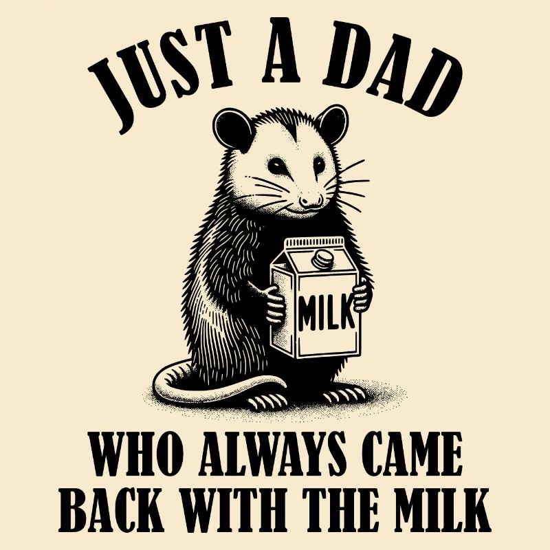 Opossum Humor Dad Same Parent Daddy