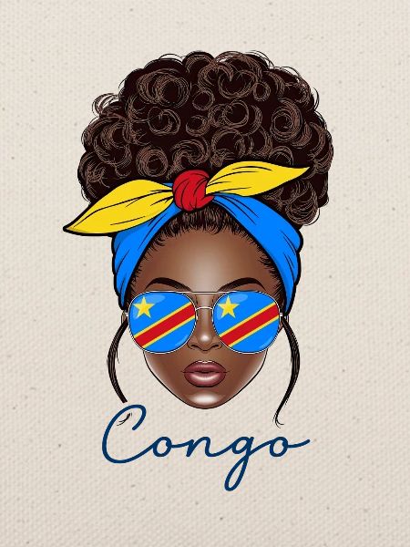 Kongo Frau Kongolesisches Mädchen