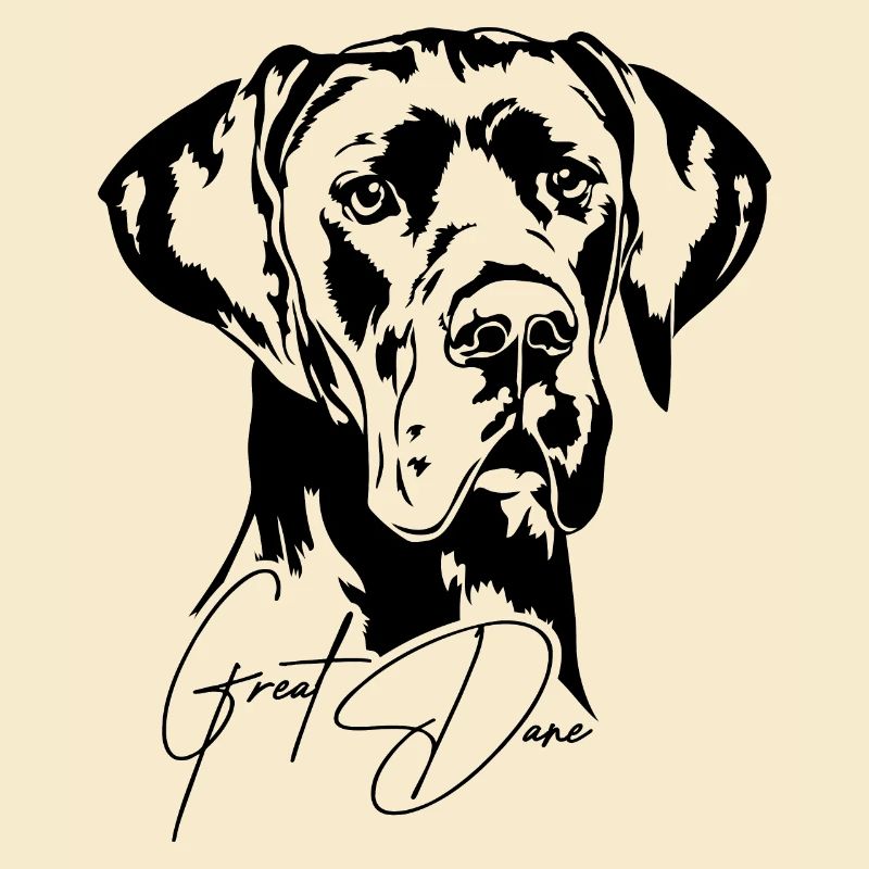 Great Dane Portrait Hundeportrait Hunde Wilsigns