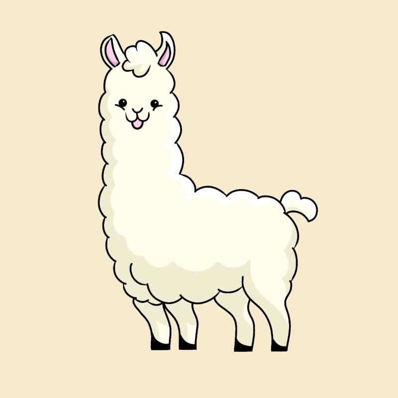 Süßes Lama