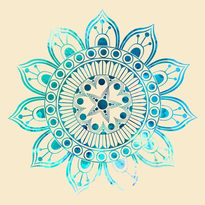 Mandala - Blau