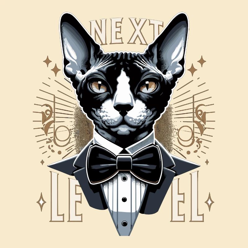 Cornish Rex Suit Next Level Cat Gift