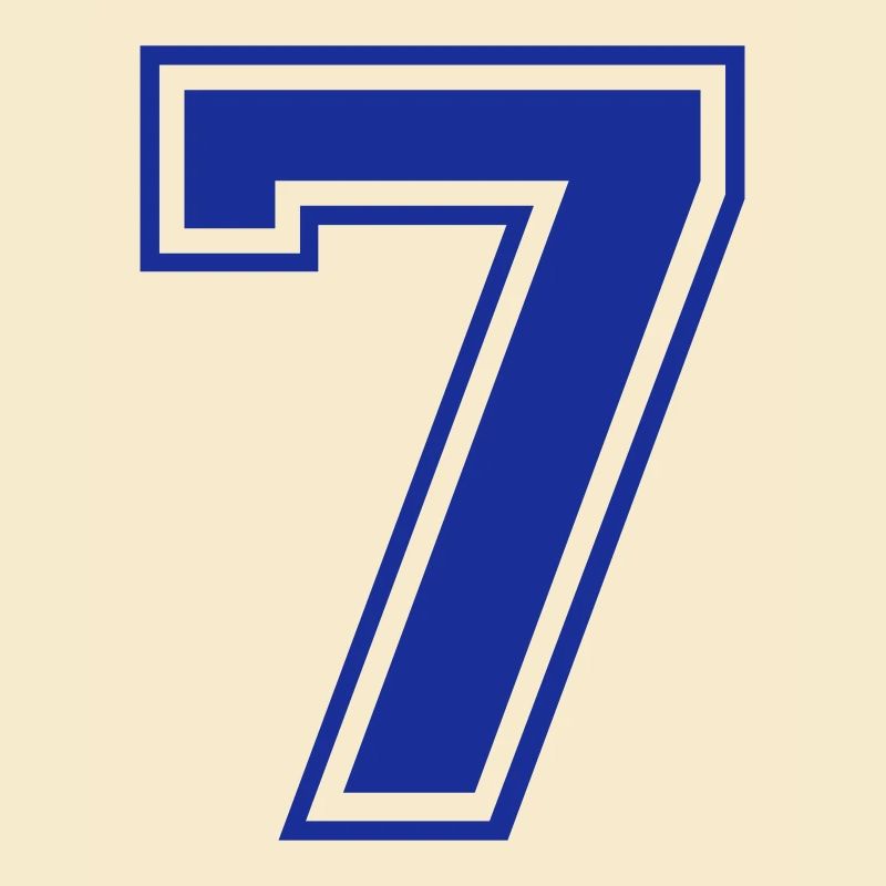 7 - Nummer - Zahl