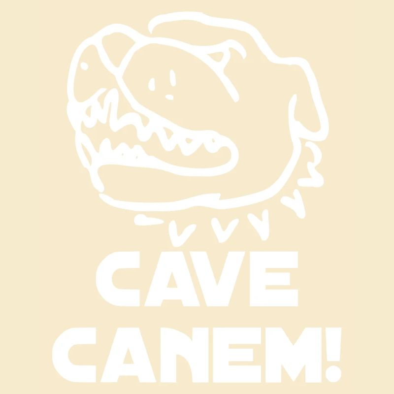 Cave Canem! chien de garde de l'attention!
