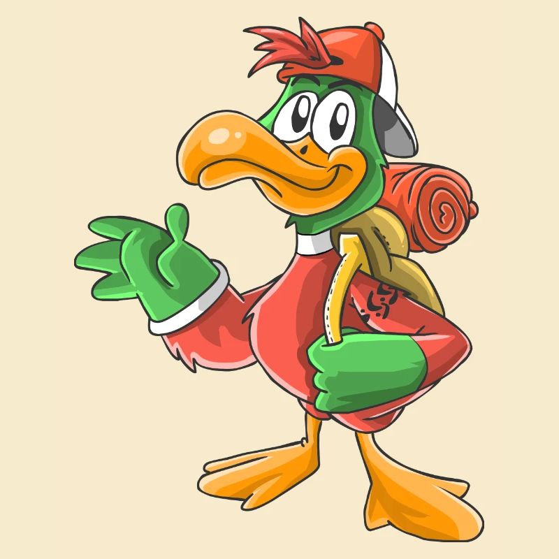 Lustiger Wandervogel