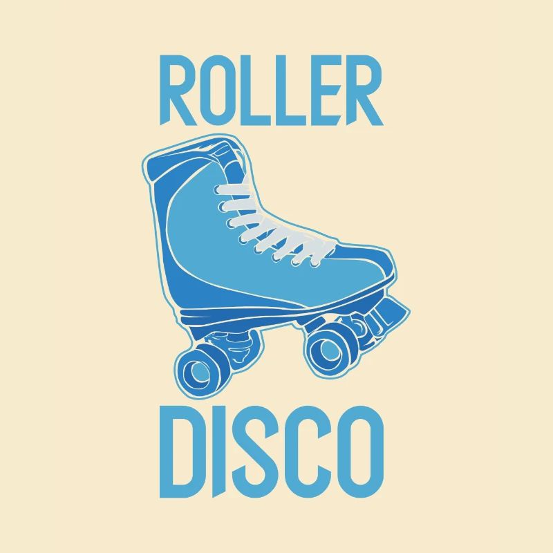 Roller Disco - roller skate Old school nostalgie