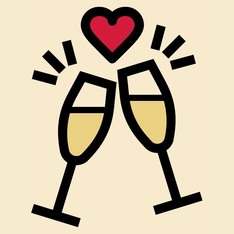 oder Sekt zum Valentinstag